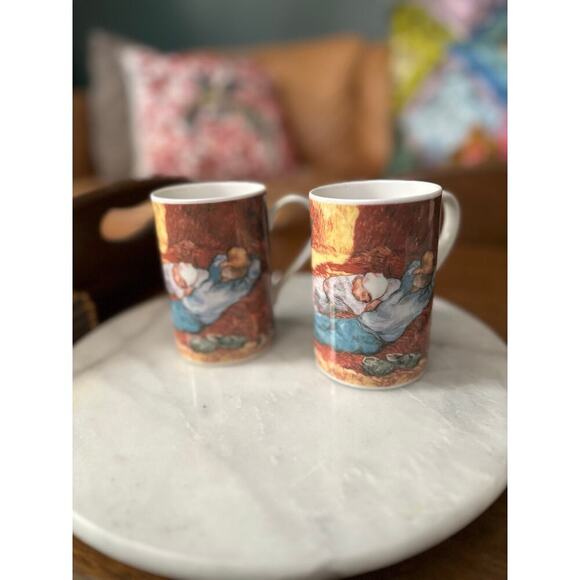 2 Vintage Dunoon Vincent Van Gogh Coffee Mug - Picture 5 of 8